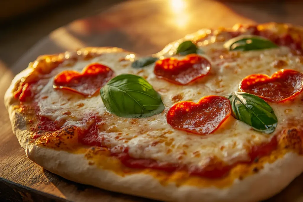 Heart Shaped Pizza