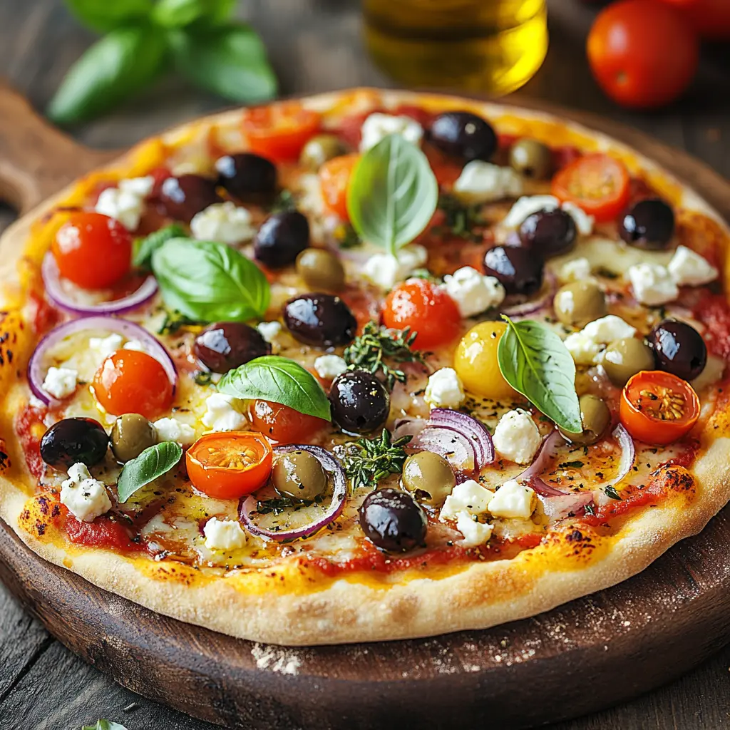 Mediterranean Pizza 1