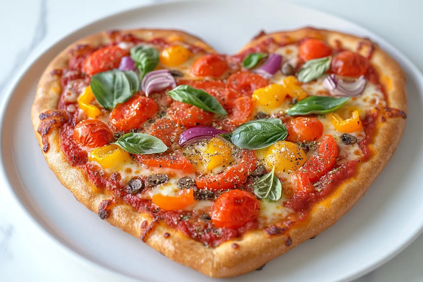 Vegan Heart Pizza Vegan Heart Pizza