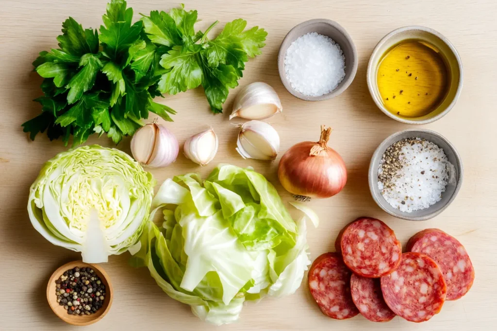 Cabbage and Sausage Recipe 3 Ingredients