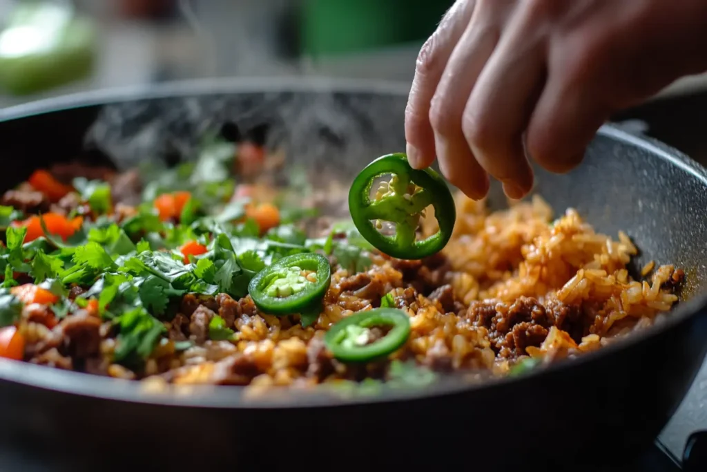 Spice Adjustment Adding Jalapenos