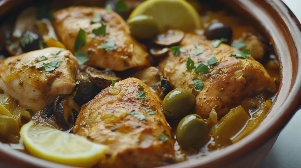 Chicken Tagine with Olives & Mushrooms Bold, Flavorful Feast 6 A Balanced & Nourishing Moroccan Dish